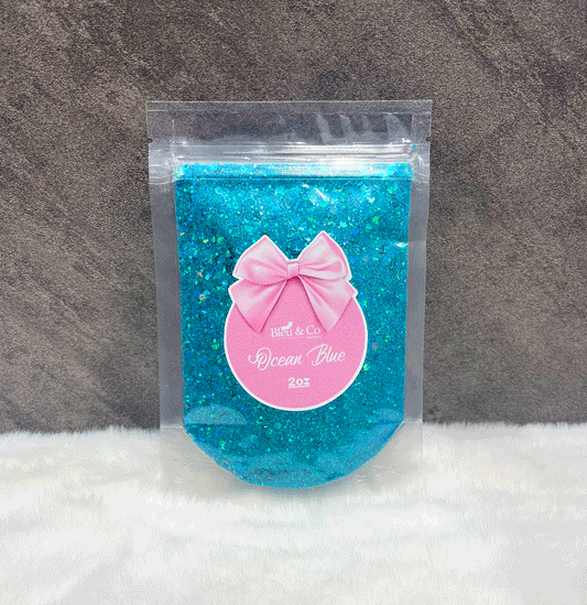 Ocean Blue - Chunky Glitter