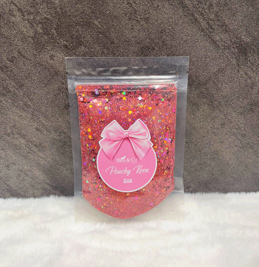 Peachy Keen - Chunky Glitter
