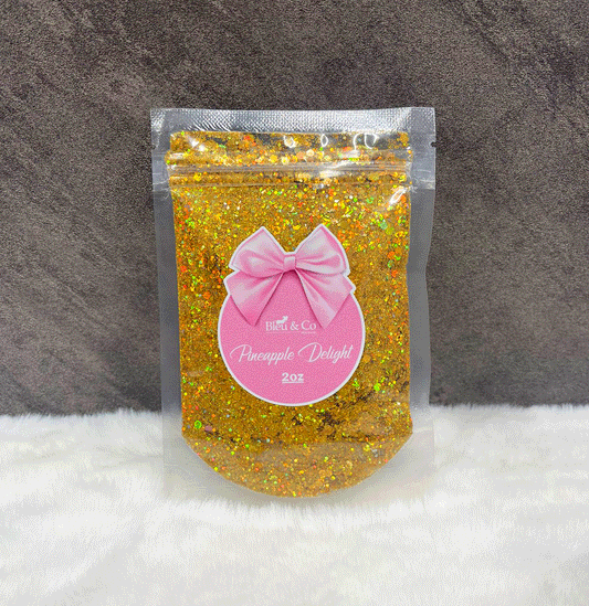 Pineapple Delight - Chunky Glitter