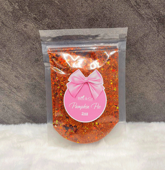 Pumpkin Pie - Chunky Glitter